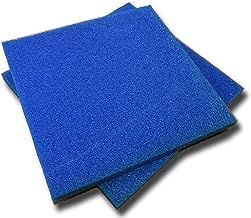 Reticulated Bio Foam Filter Sponge 15ppi 1x20x20 Blue 2 pack